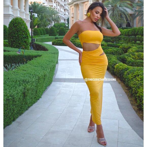 ZARA BLOGGER FAVE!!! Strapless Fitted Long Dress NWT LAST ONE!!! - Picture 12 of 16